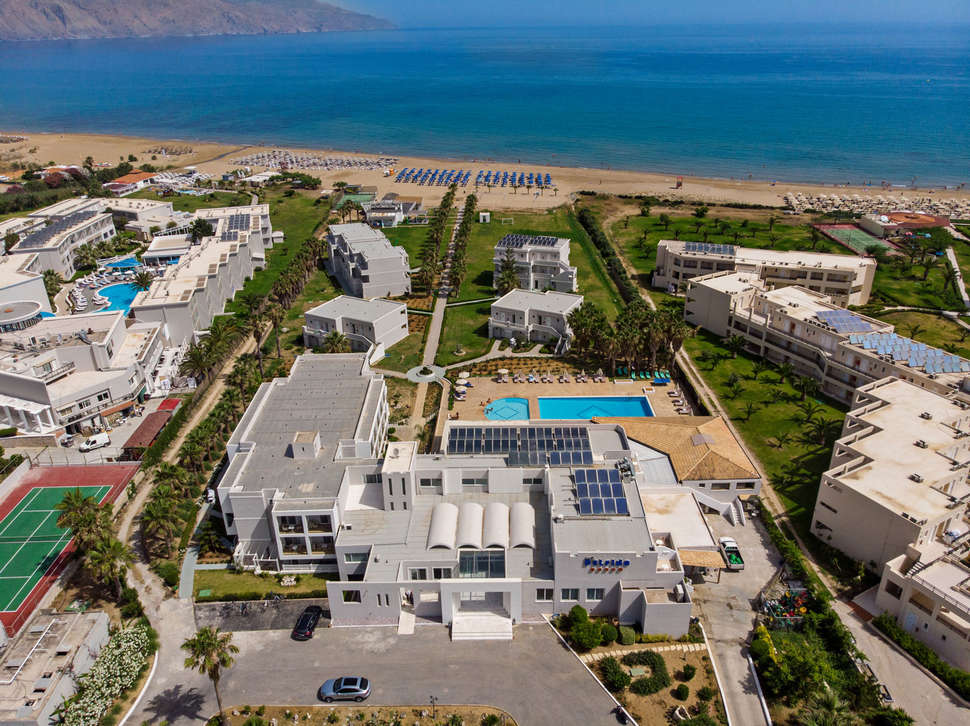 Ein Foto von der Außenansicht des Delfina Tropic Beach