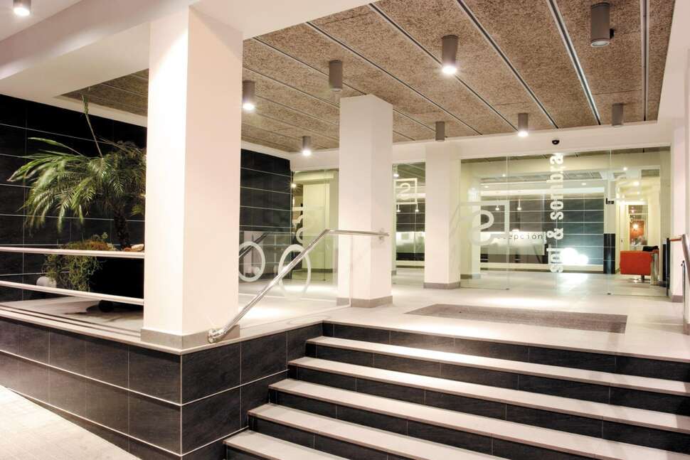 Ein Foto von der Außenansicht des Hotel MH Sol y Sombra