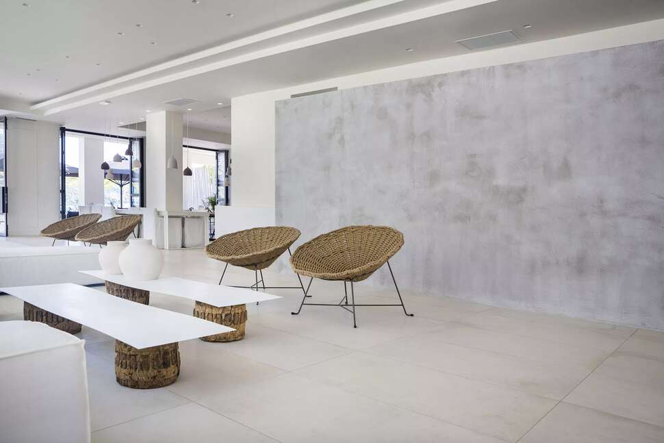 Een foto van het interieur van Kefalonia Grand Hotel