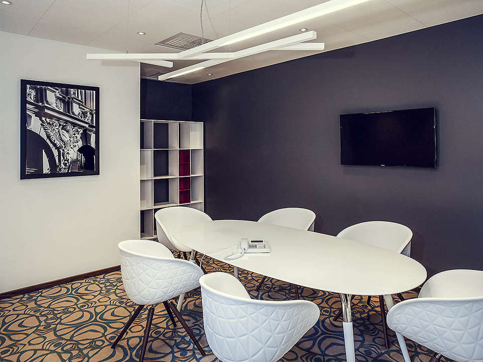 Een foto van het interieur van Mercure Riga Centrum