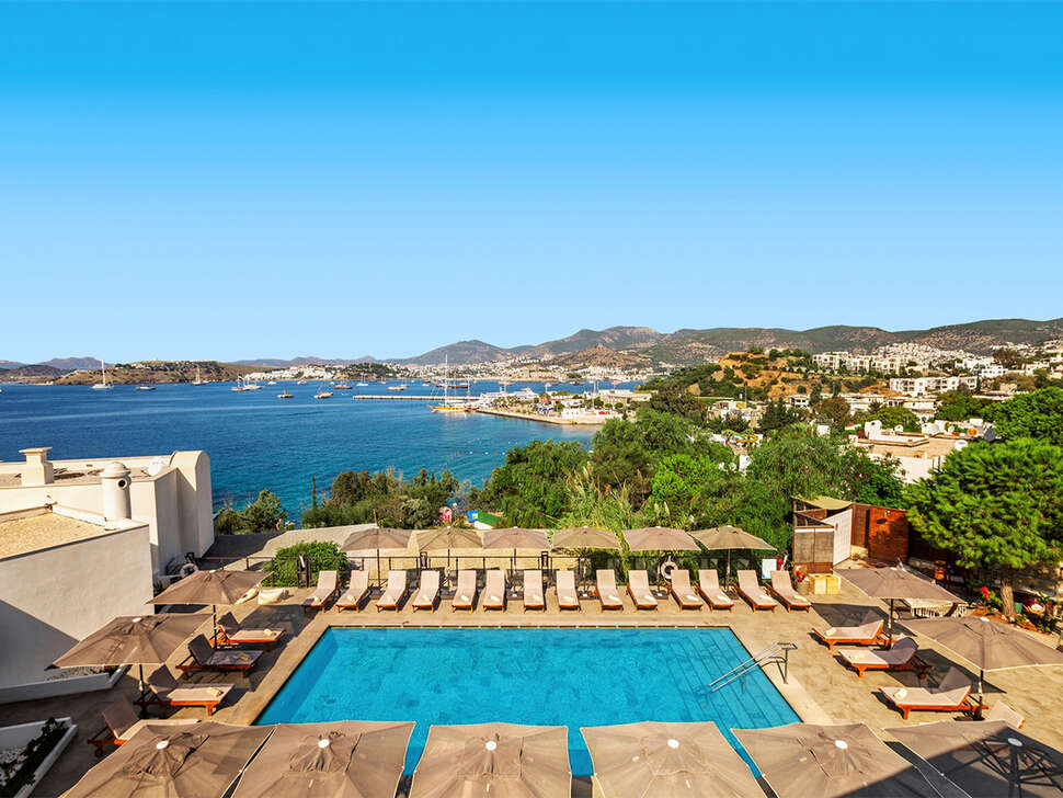 Een foto van het zwembad bij Senses Hotel Bodrum