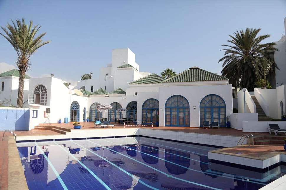 Een foto van het zwembad bij Residence Igoudar