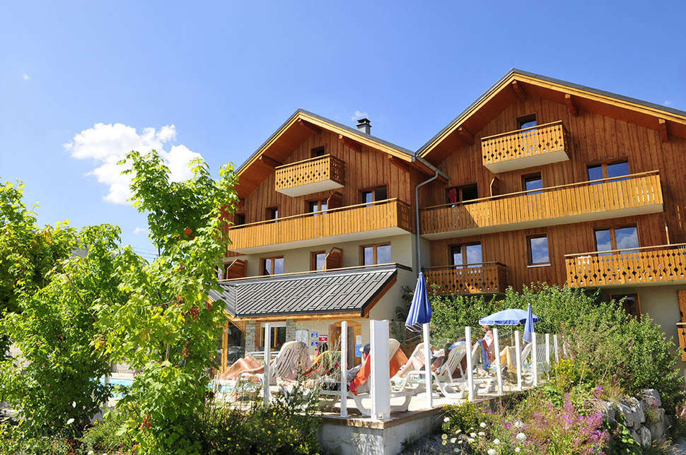 Een foto van een overzicht van Les Chalets Goelia