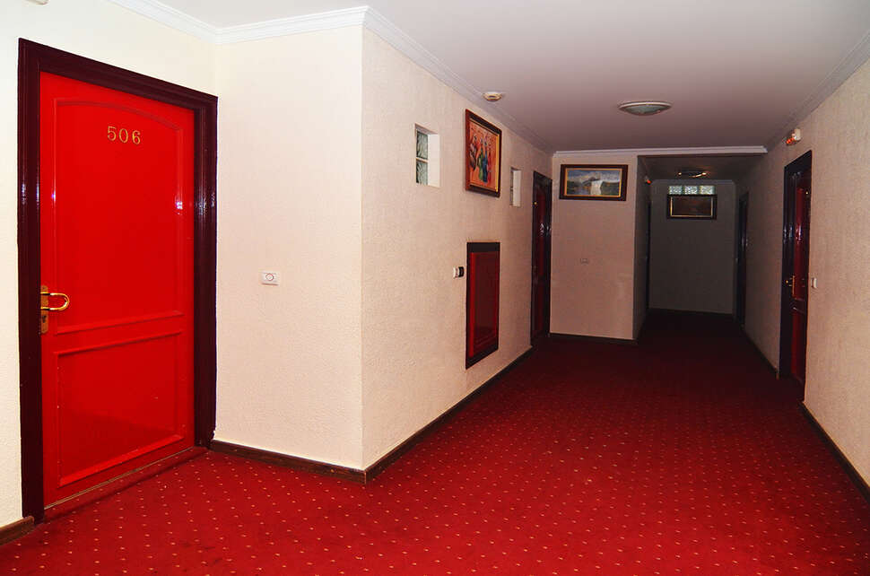 Een foto van het interieur van Omega Hotel Agadir