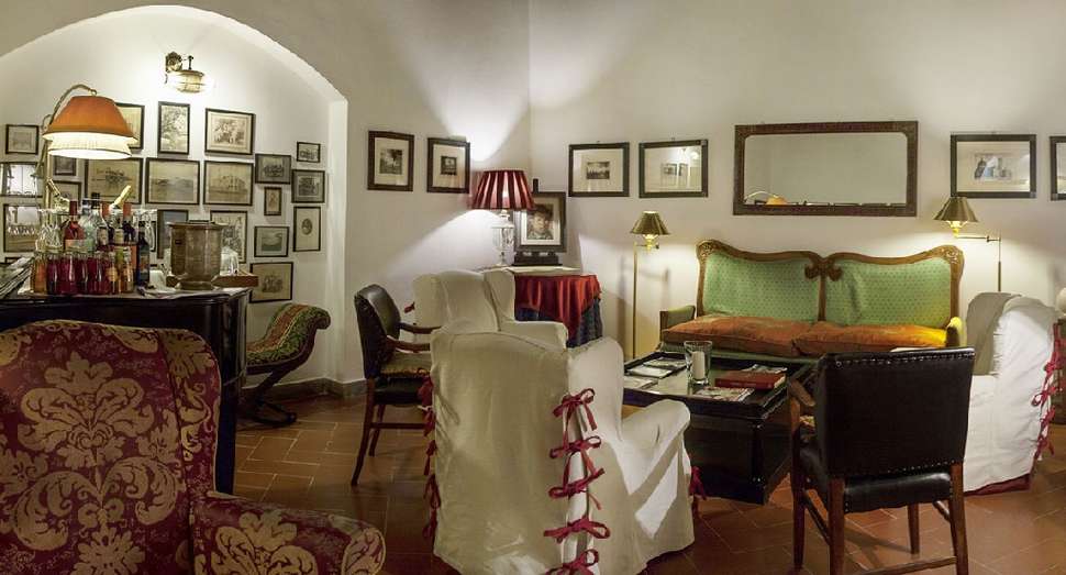 Ein Foto vom Innenbereich im Hotel Cellai