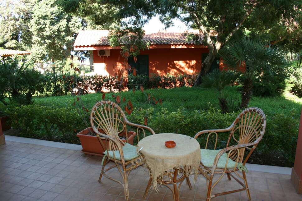 Een foto van het terras bij Agriturismo Tenuta Ruralia