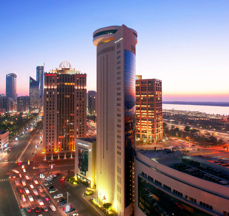 Ein Foto von der Außenansicht des Le Royal Meridien Abu Dhabi