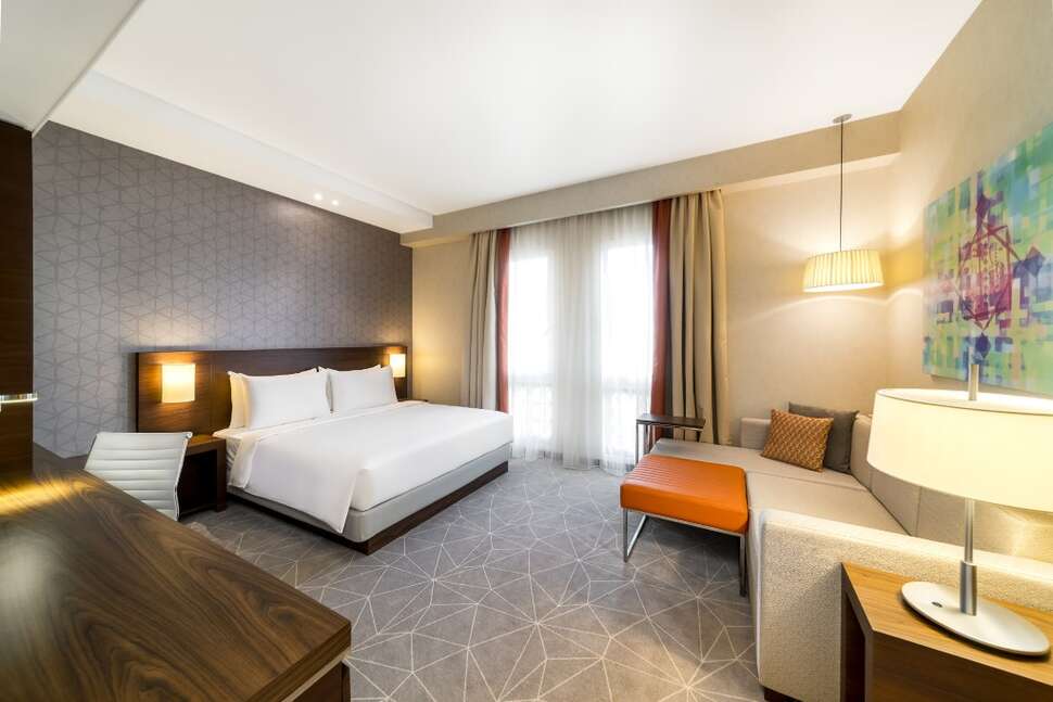 Ein Foto Hyatt Place Dubai Wasl District Hotel & Residences