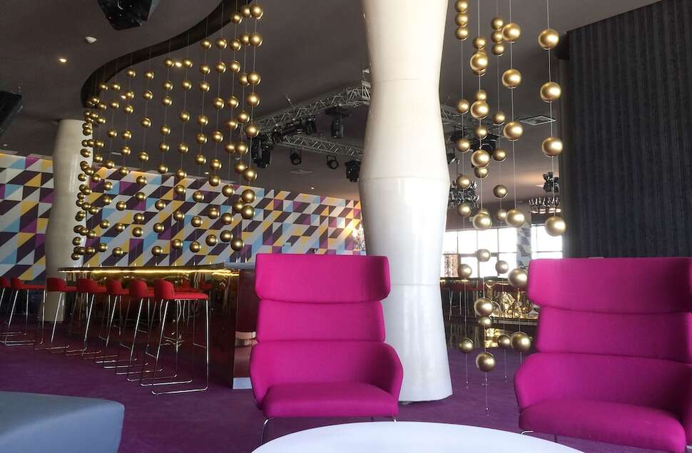 Een foto van het interieur van Platinum Yucatan Princess All Suites & Spa Resort
