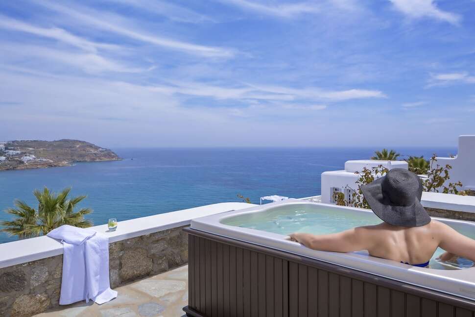 Een foto van de faciliteiten bij Pietra e Mare - Mykonos Moments Hotel