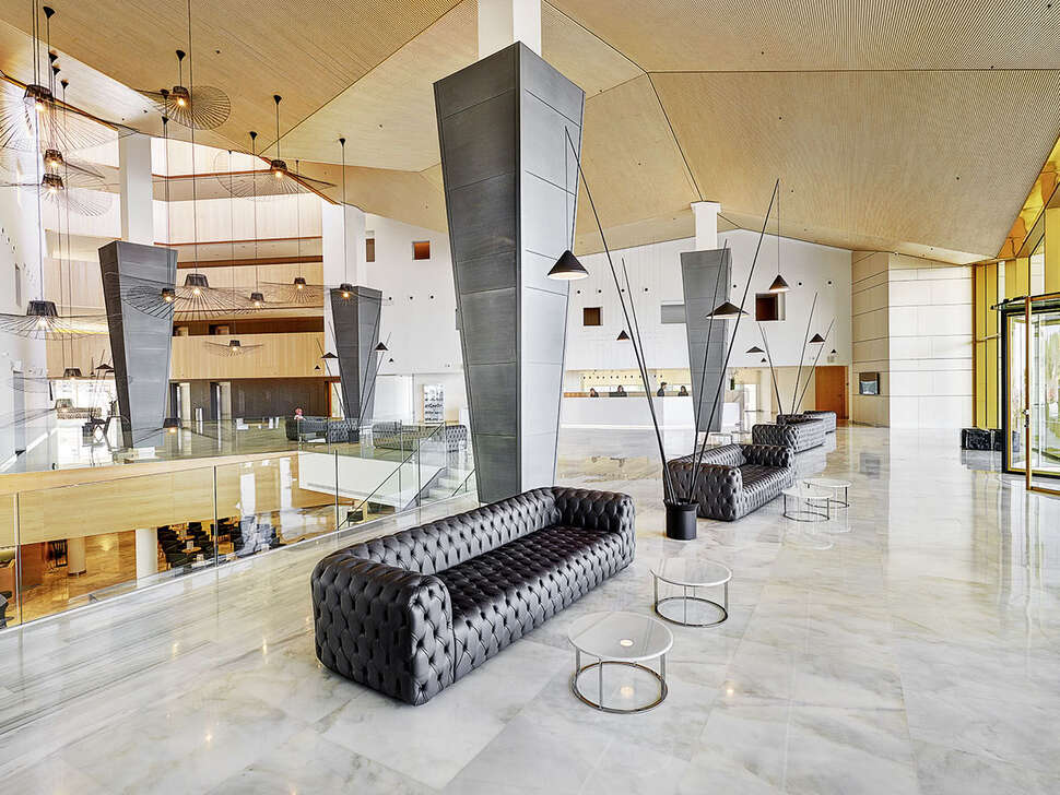 Een foto van het interieur van Hipotels Gran Playa de Palma