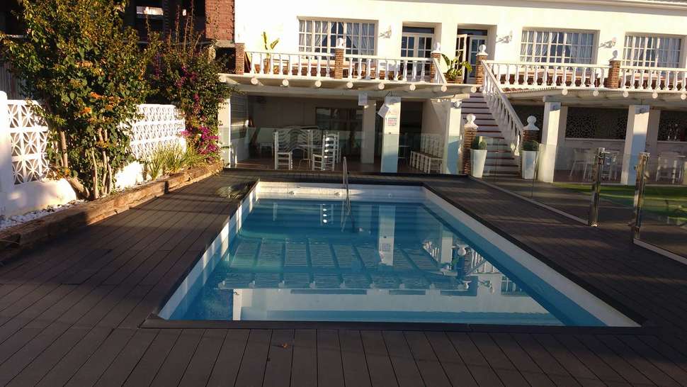 Ein Foto vom Pool im Hotel Santa Rosa