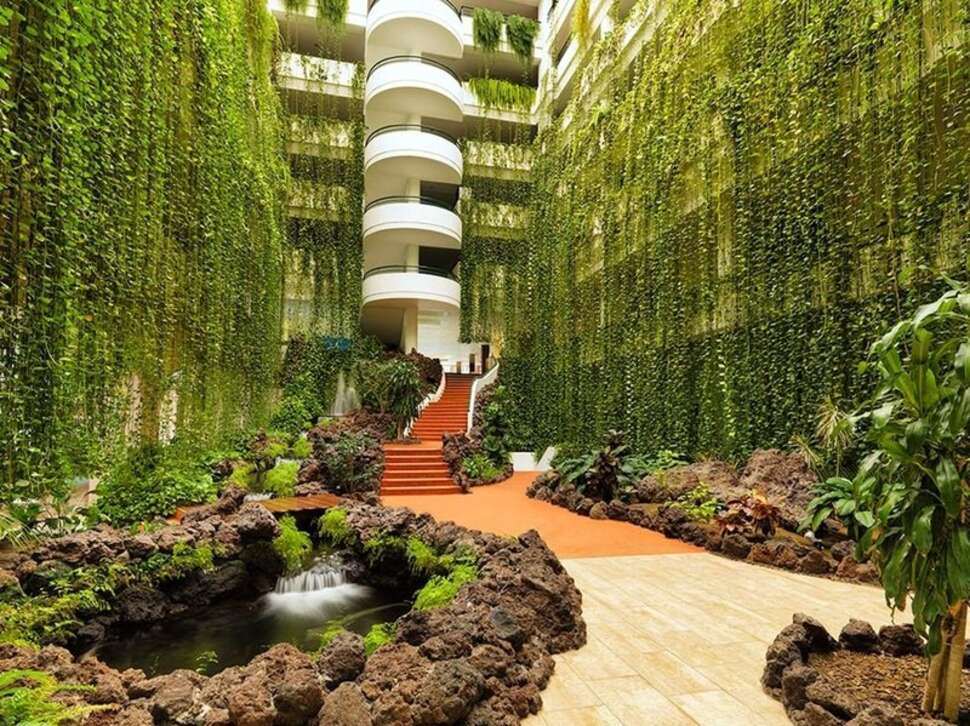 Een foto van het interieur van H10 Taburiente Playa