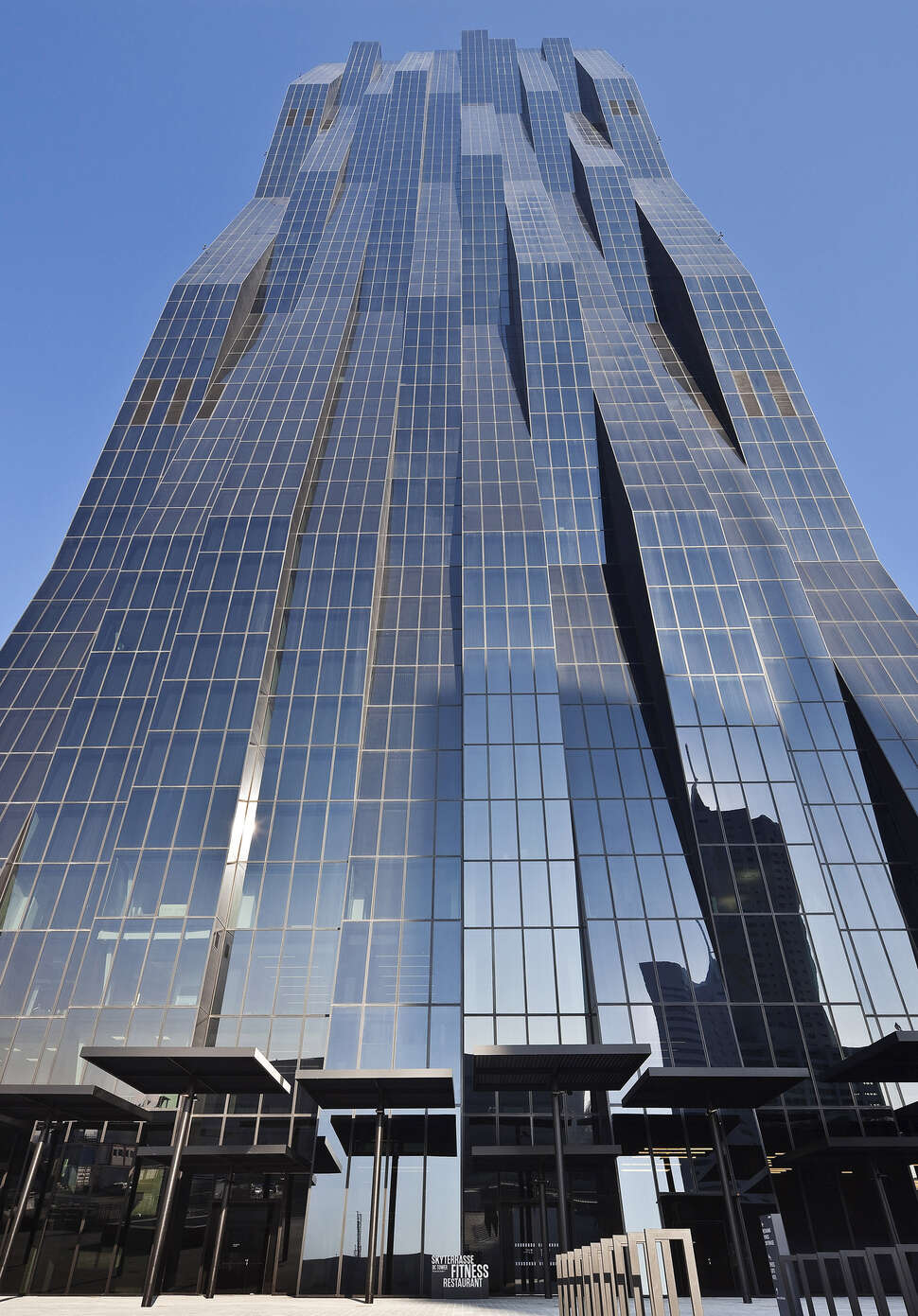 Ein Foto von der Außenansicht des Melia Vienna