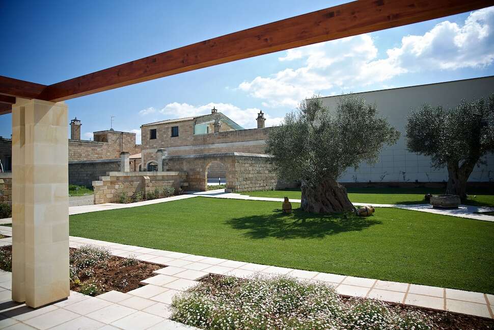 Een foto van de buitenkant van Masseria Stali
