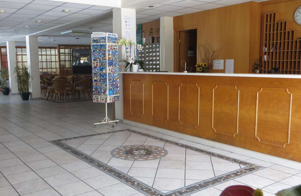 Een foto van het interieur van Green Bungalows Hotel & Appartementen