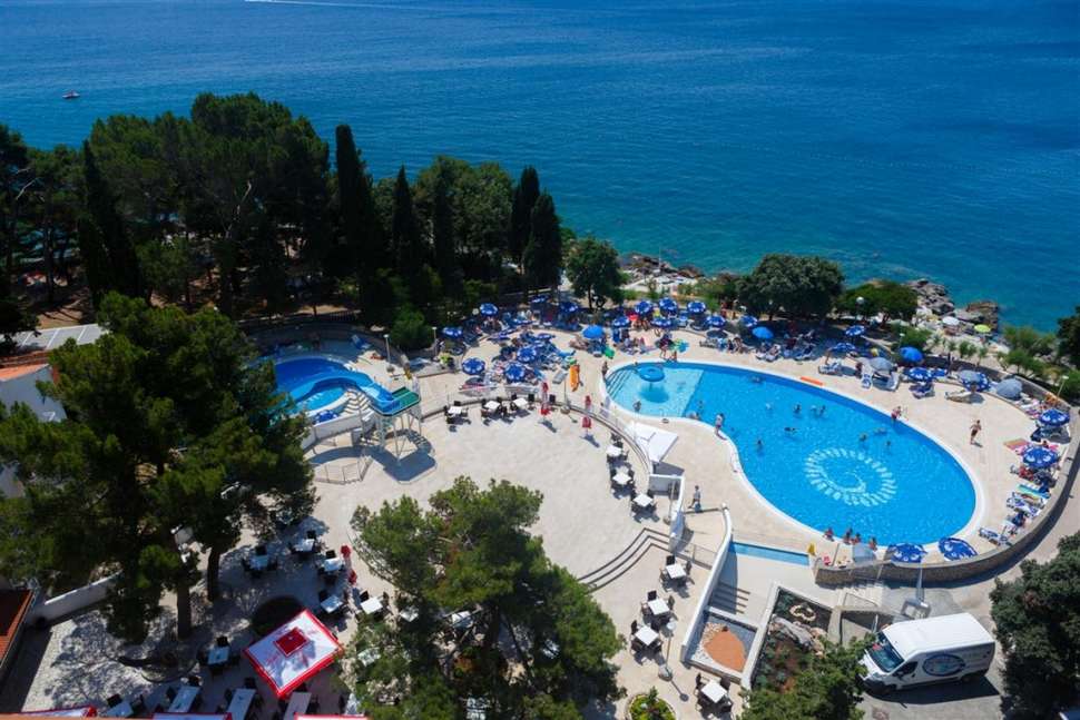 Een foto van het zwembad bij Hotel Drazica