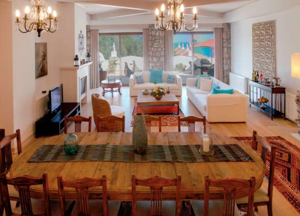 Een foto van het interieur van Marti Resort