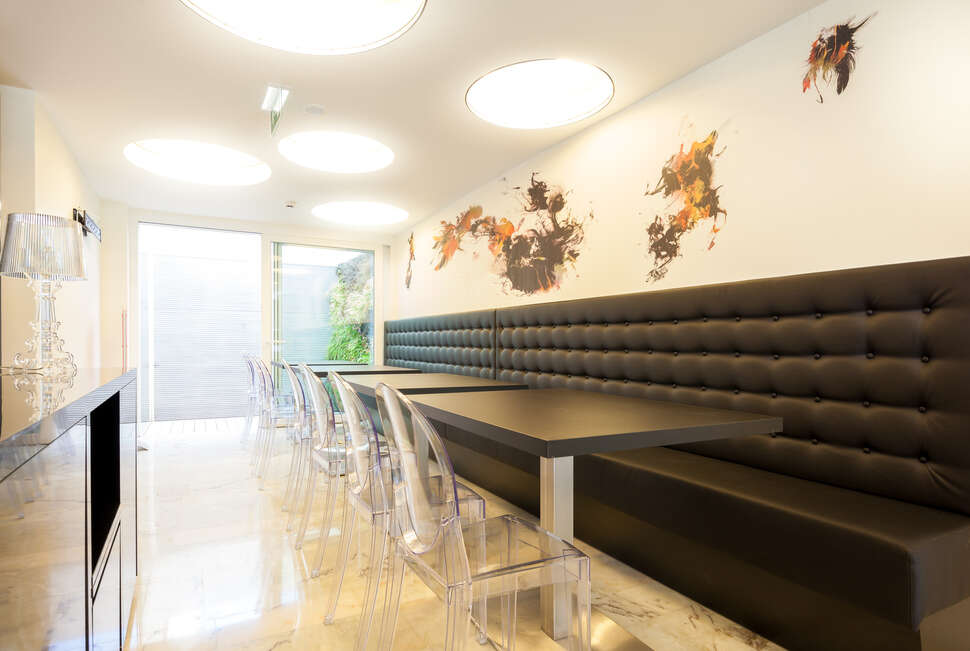 Een foto van het interieur van Faro Boutique Hotel