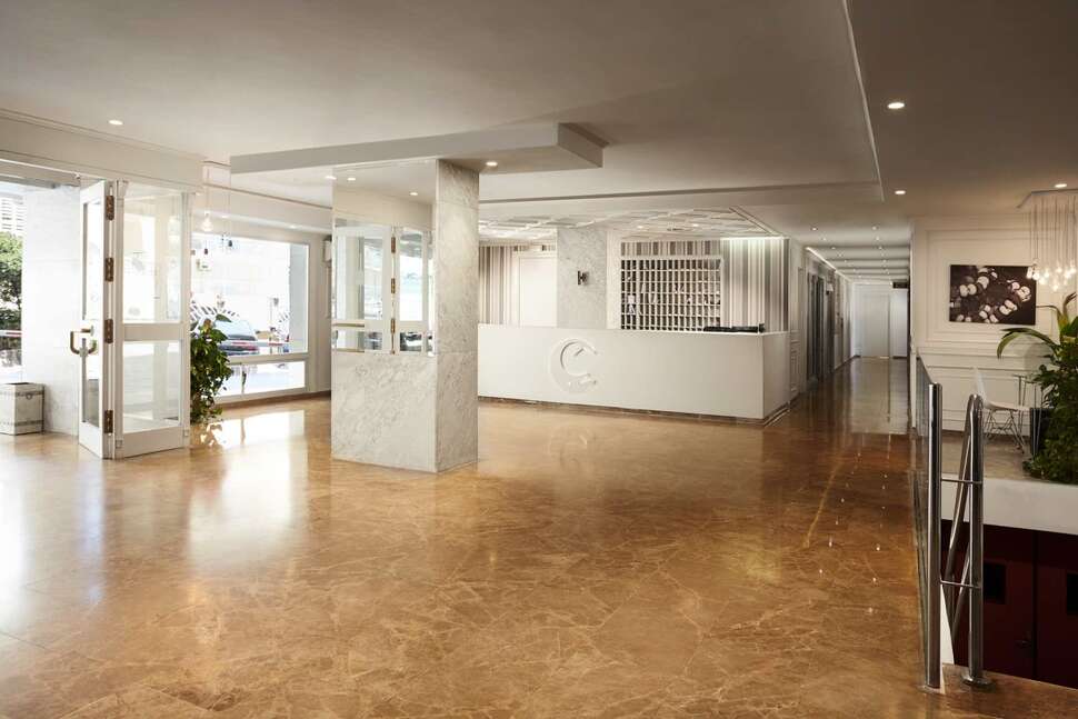 Een foto van het interieur van Hotel La Barracuda