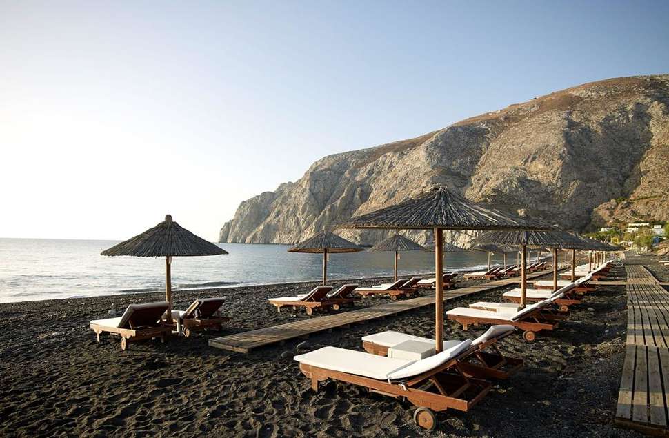 Ein Foto vom Strand beim Afroditi Venus Beach Hotel & Spa