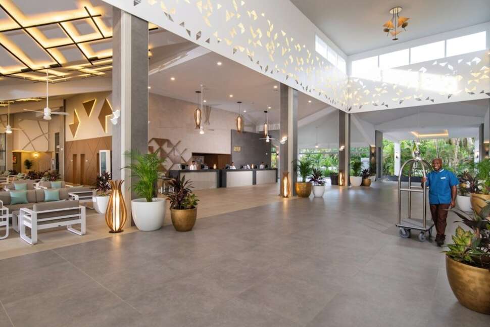 Een foto van het interieur van Riu Ocho Rios