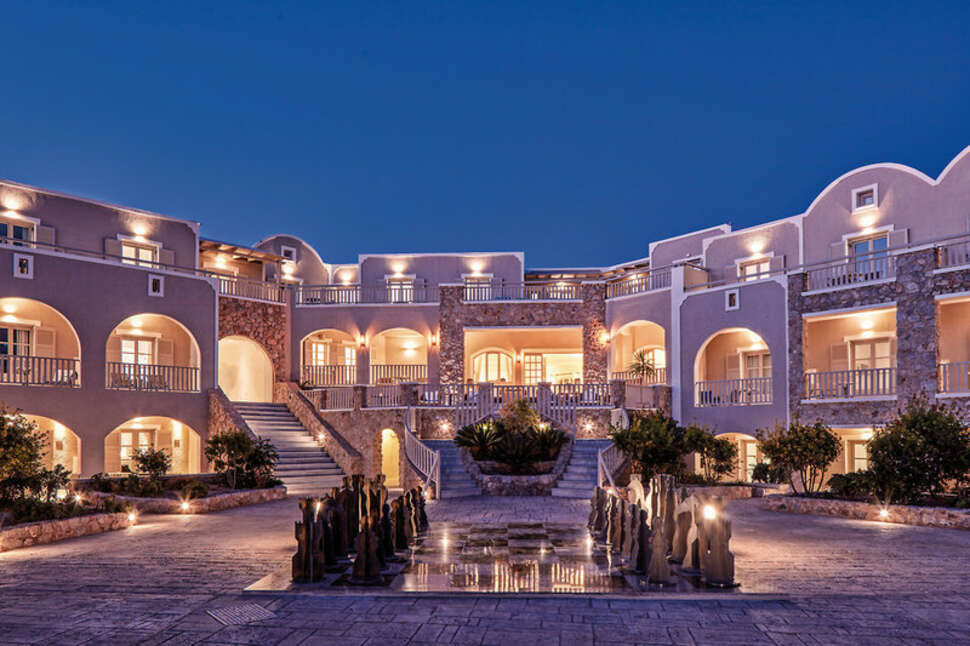 Een foto van de buitenkant van Santo Miramare Resort
