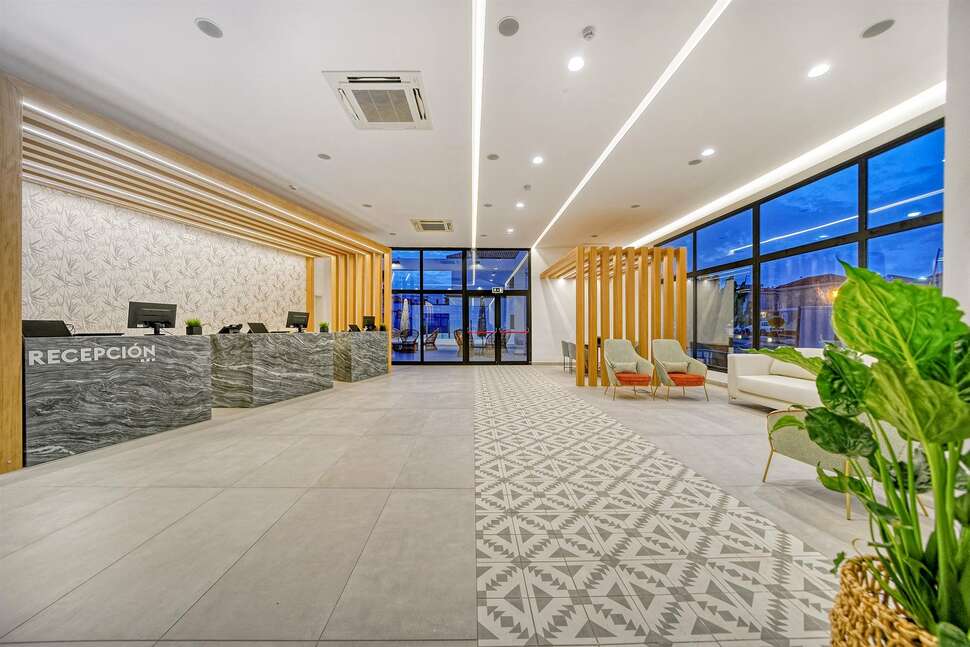 Een foto van het interieur van Broncemar Beach Aparthotel
