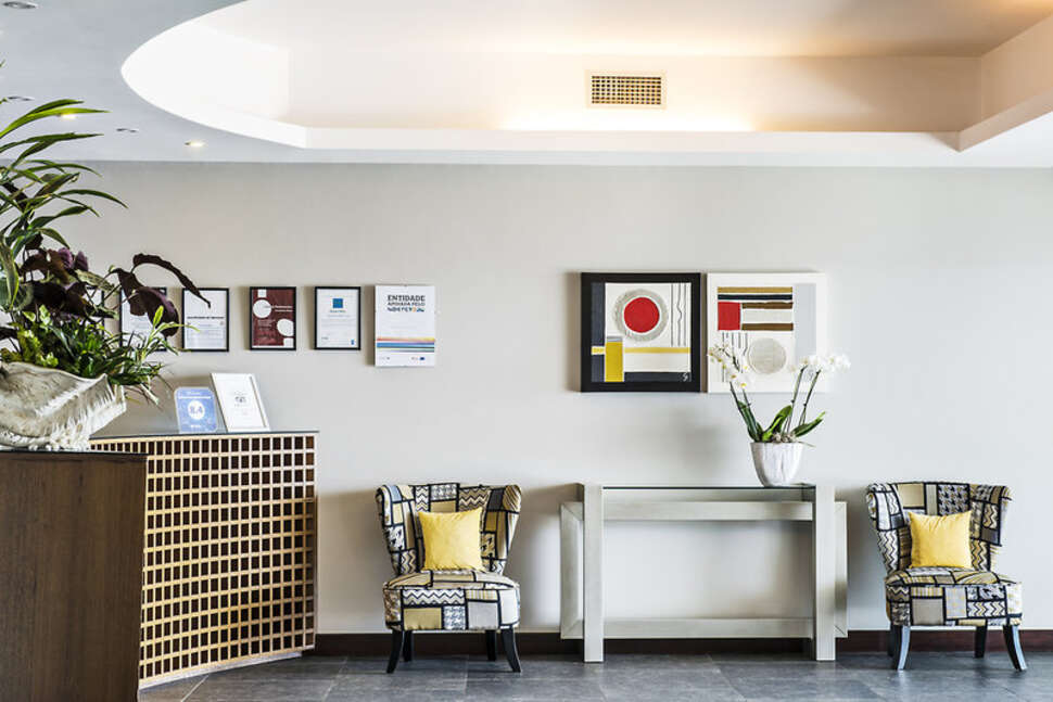 Een foto van het interieur van Sao Felix Hotel Hillside & Nature