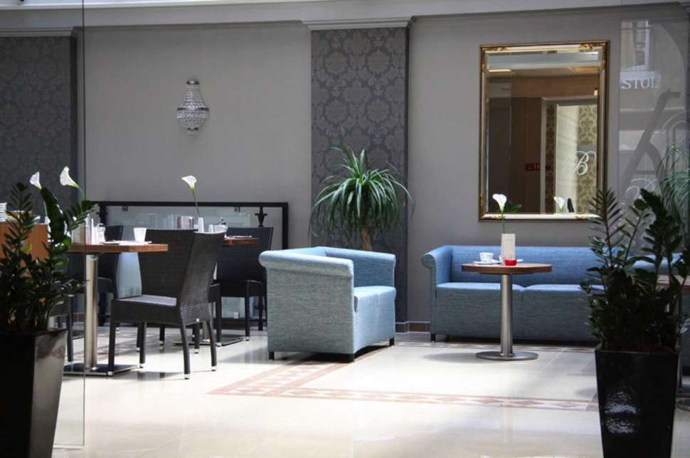 Een foto van het interieur van The Three Corners Hotel Bristol
