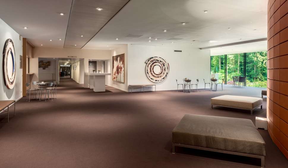 Een foto van het interieur van Fletcher Hotel Restaurant Sparrenhorst Veluwe