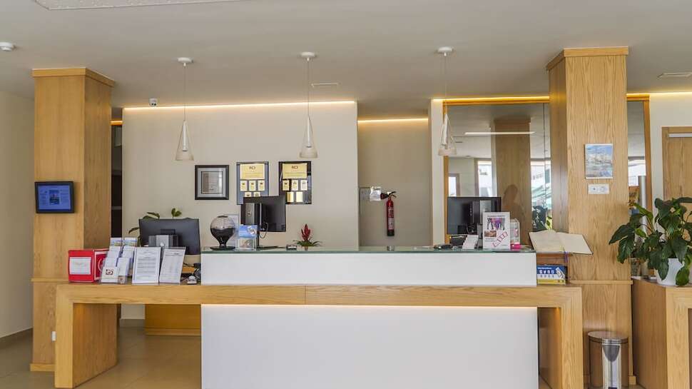 Een foto van het interieur van Hilton Grand Vacations Sunset Bay Club