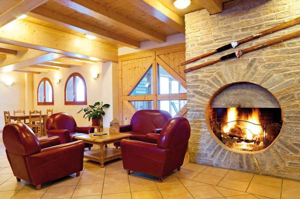 Een foto van het interieur van Residence Les Valmonts de Cenis