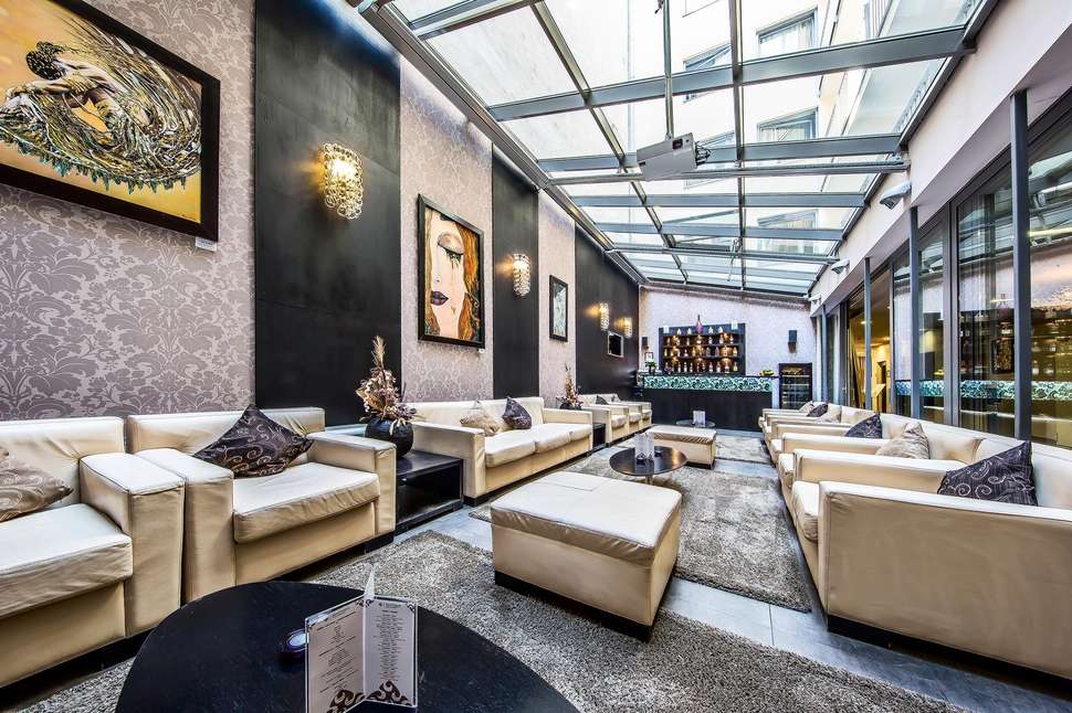 Ein Foto vom Innenbereich im Charm Hotel Budapest