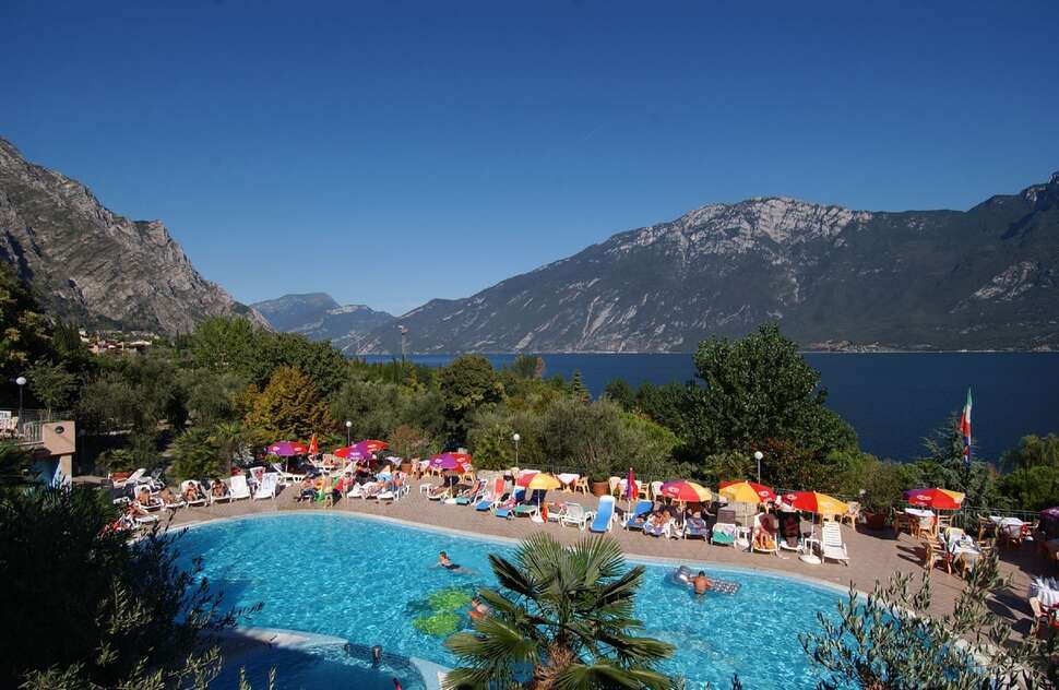 Een foto van het zwembad bij Camping Garda