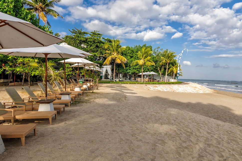 Een foto van het strand bij Bali Garden Beach Resort