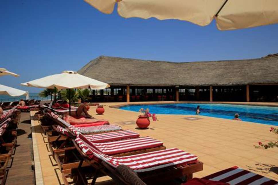 Een foto van het zwembad bij Royal Horizons Baobab