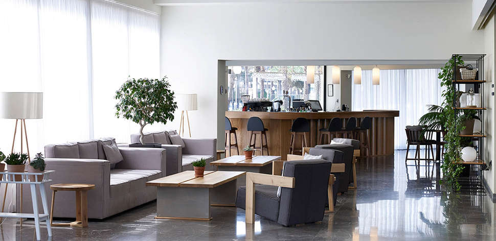 Een foto van het interieur van Hotel Cactus