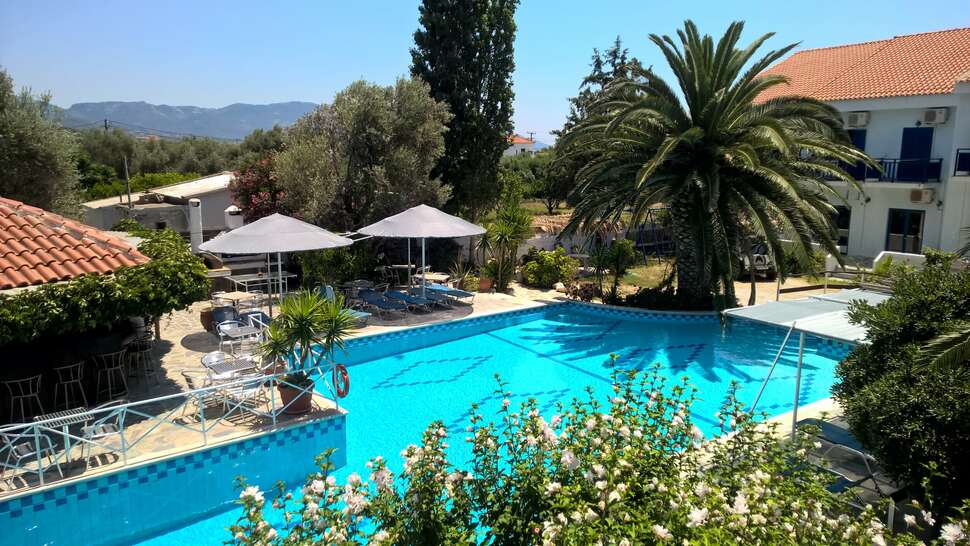 Ein Foto vom Pool im Hotel Sofia