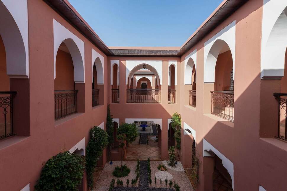 Een foto van de buitenkant van Marrakech Ryads Parc & Spa