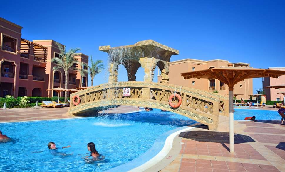 Een foto van het zwembad bij Charmillion Club Aquapark