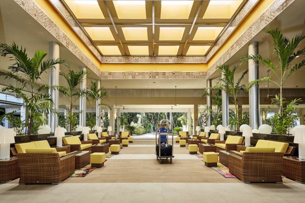 Een foto van het interieur van Riu Tequila