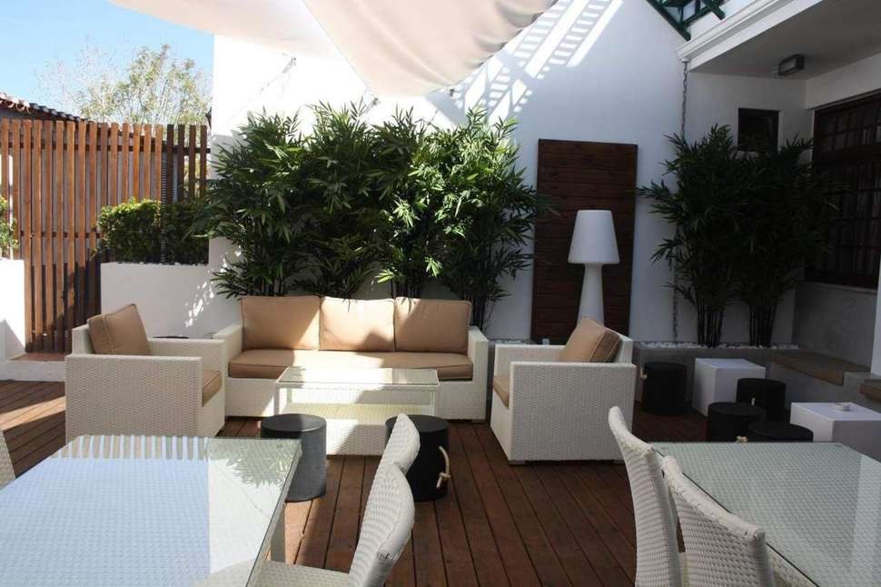 Een foto van het terras bij Josefa D Obidos Hotel