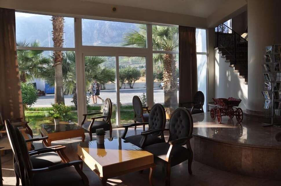 Een foto van het interieur van Hotel Sempati