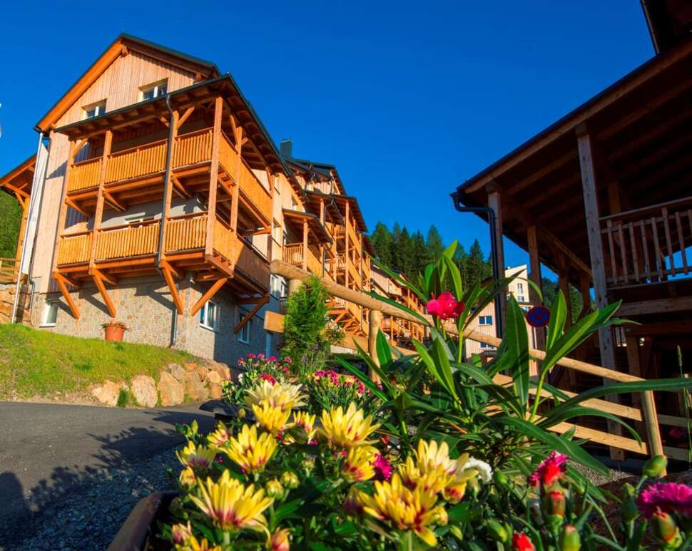 Een foto van een overzicht van Almresort Gartnerkofel