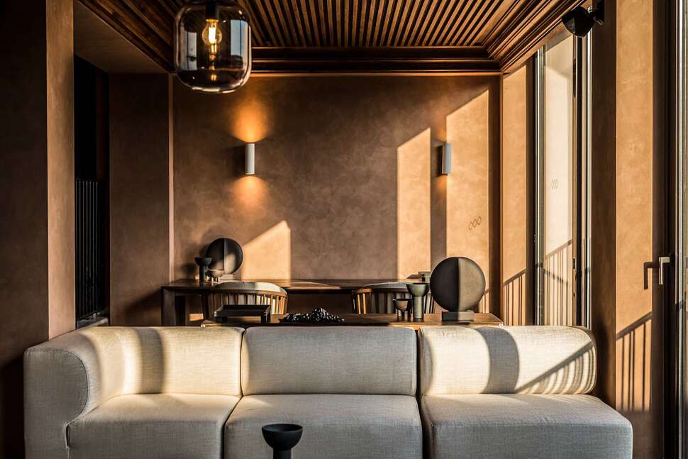 Een foto van het interieur van Domes of Corfu