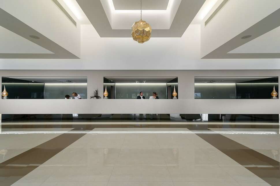 Een foto van het interieur van Jupiter Albufeira Hotel