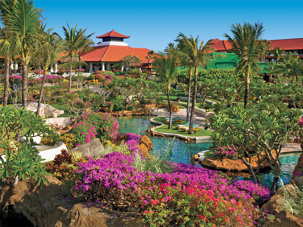 Een foto van het zwembad bij Grand Hyatt Bali