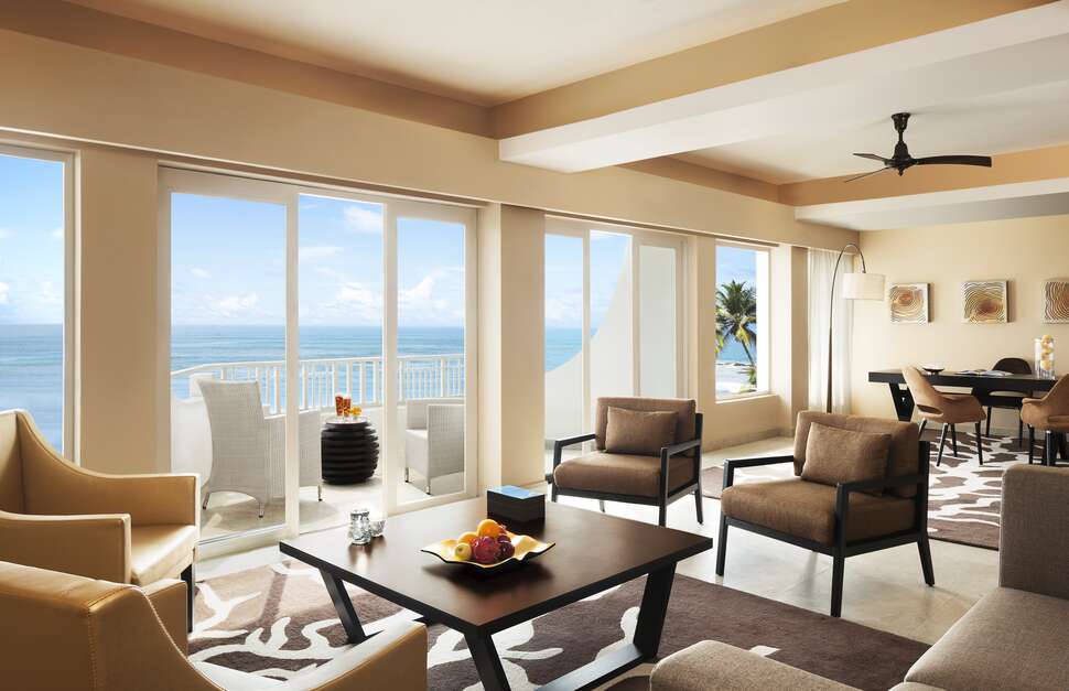Een foto van het interieur van Taj Bentota Resort & Spa