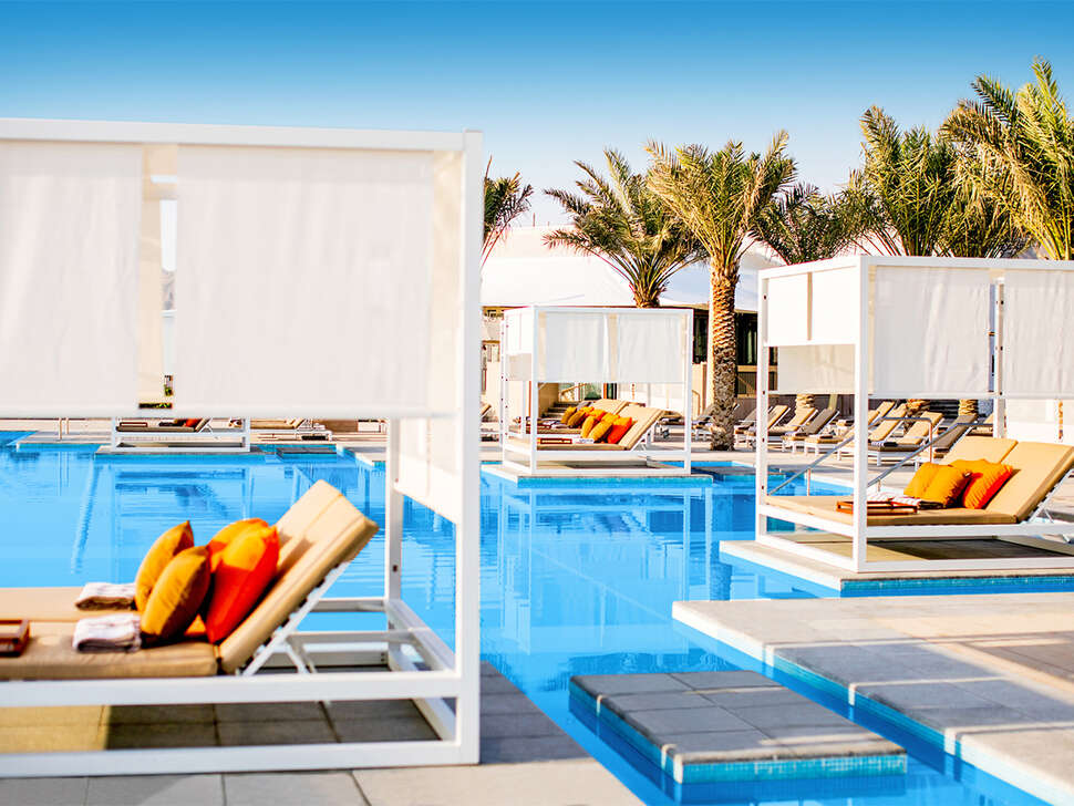 Een foto van het zwembad bij InterContinental Fujairah Resort